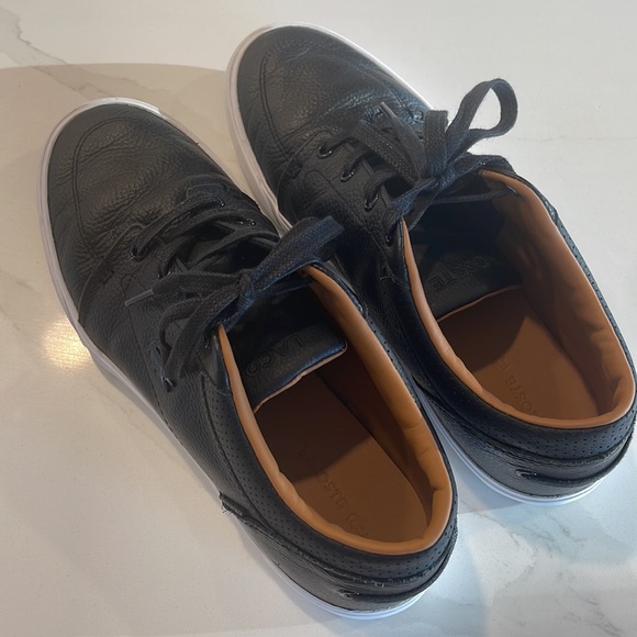 LACOSTE BAYLISS VULC PREMIUM TOP LEATHER SNEAKERS - Picture 7 of 7